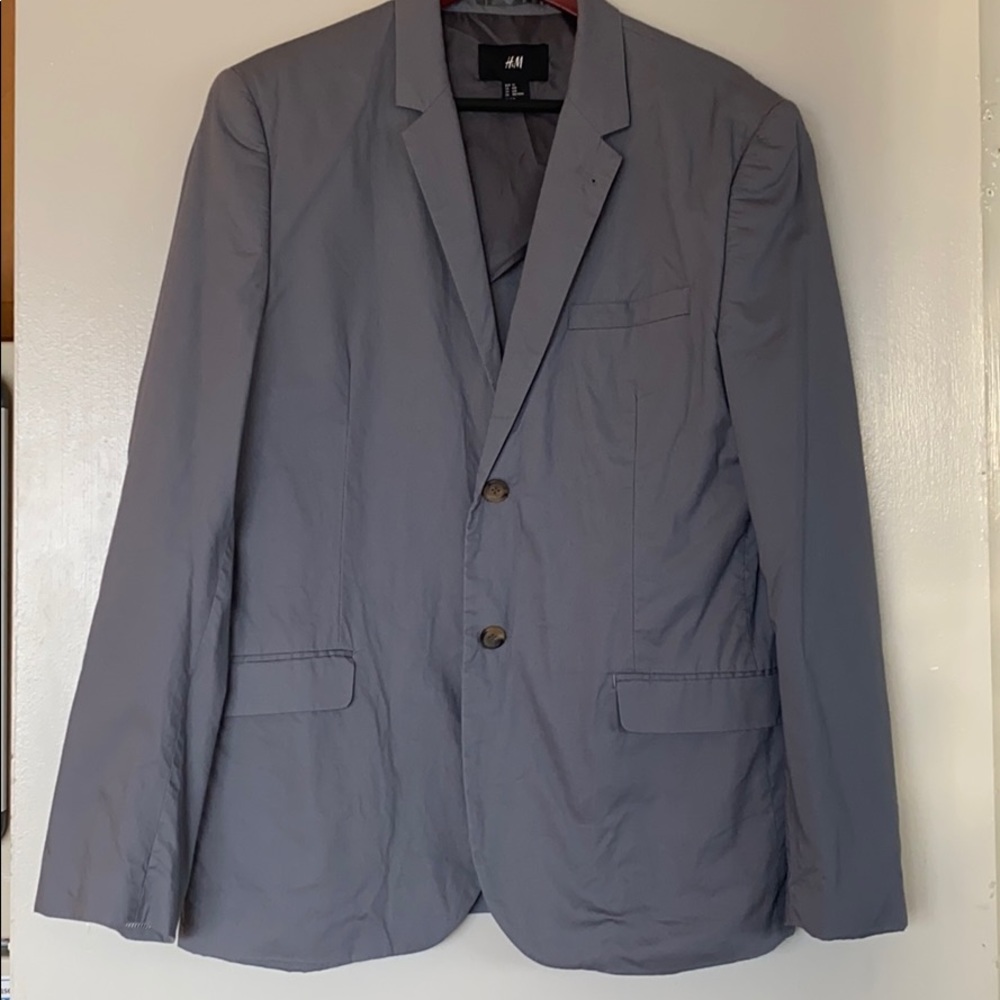 H&M gray sports coat size men’s 42 Regular